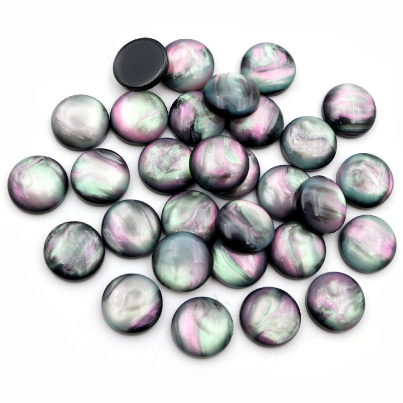 Resin Art Diy Kit - 40 Uds. Cabujones redondos de resina