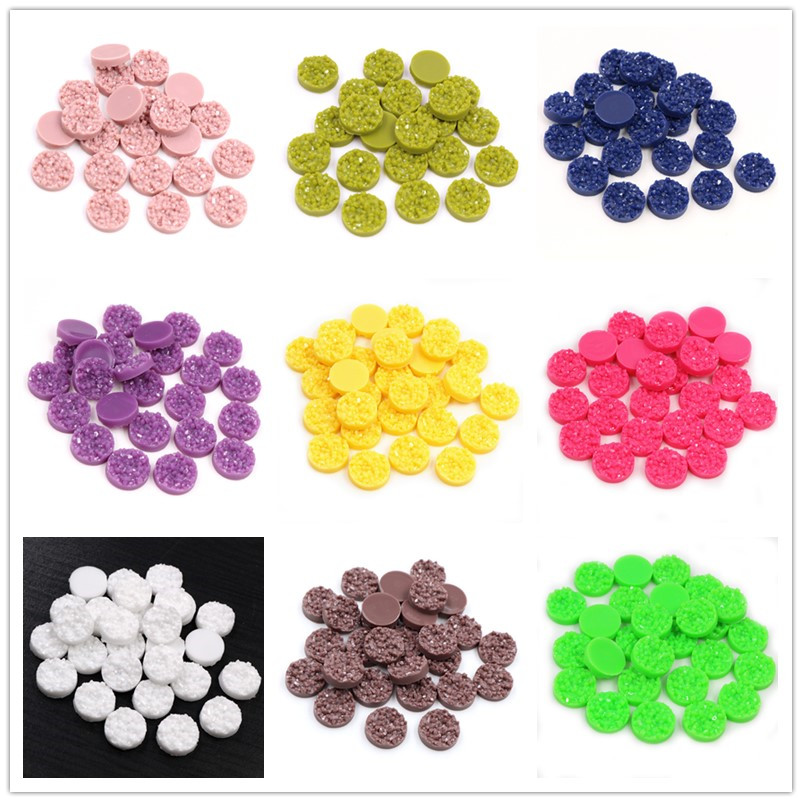 Resin Art Jewellery Kit - 40 Uds. Cabujones Druzy de resina