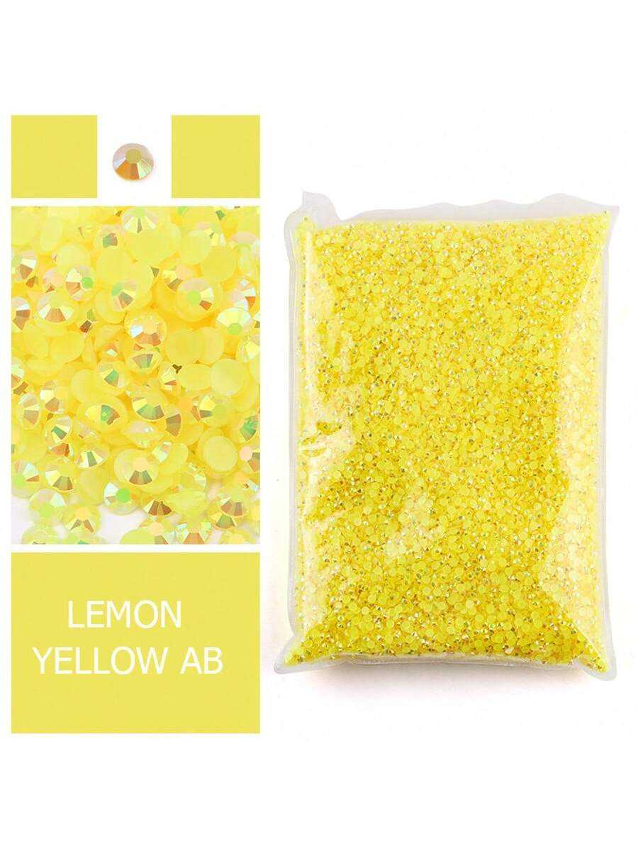 Resin Art Quantity - Piedras de Resina Amarillo Limón, Sin