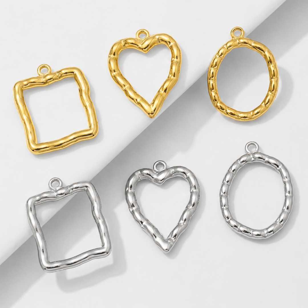 Bezels Pendant Resin - 5 piezas de colgantes de joyería