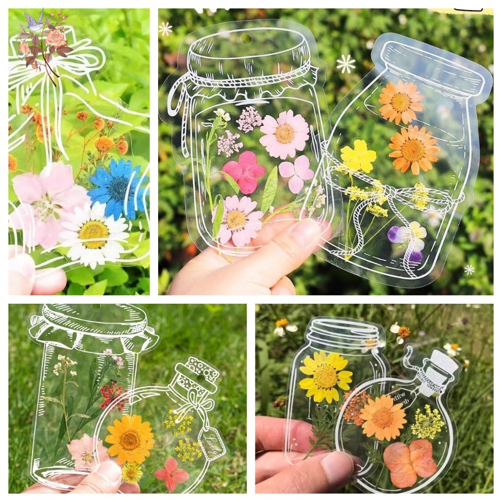 Dried Flower Pressed - Marcapáginas de flores secas prensadas hechas
