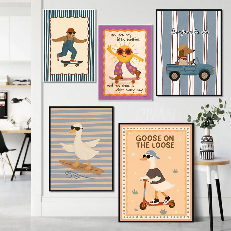 Resin Art For Kids - Lindo Póster de Diamantes con Dibujos