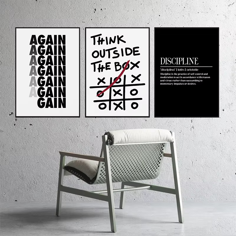 Resin Art Quotes - Póster de Arte Moderno con Frases