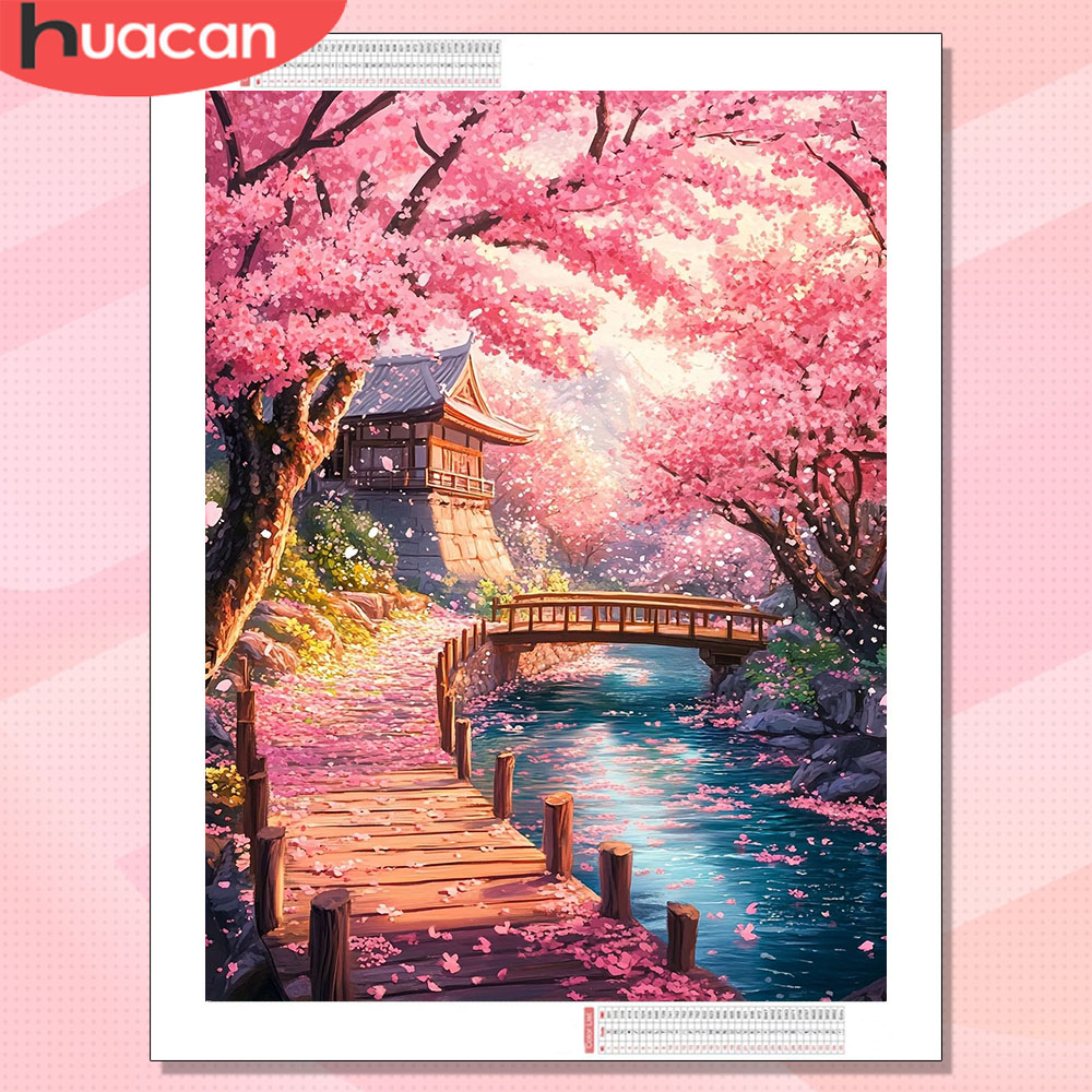 Resin Art Wallpaper - HUACAN Arte de Diamantes: Paisaje del