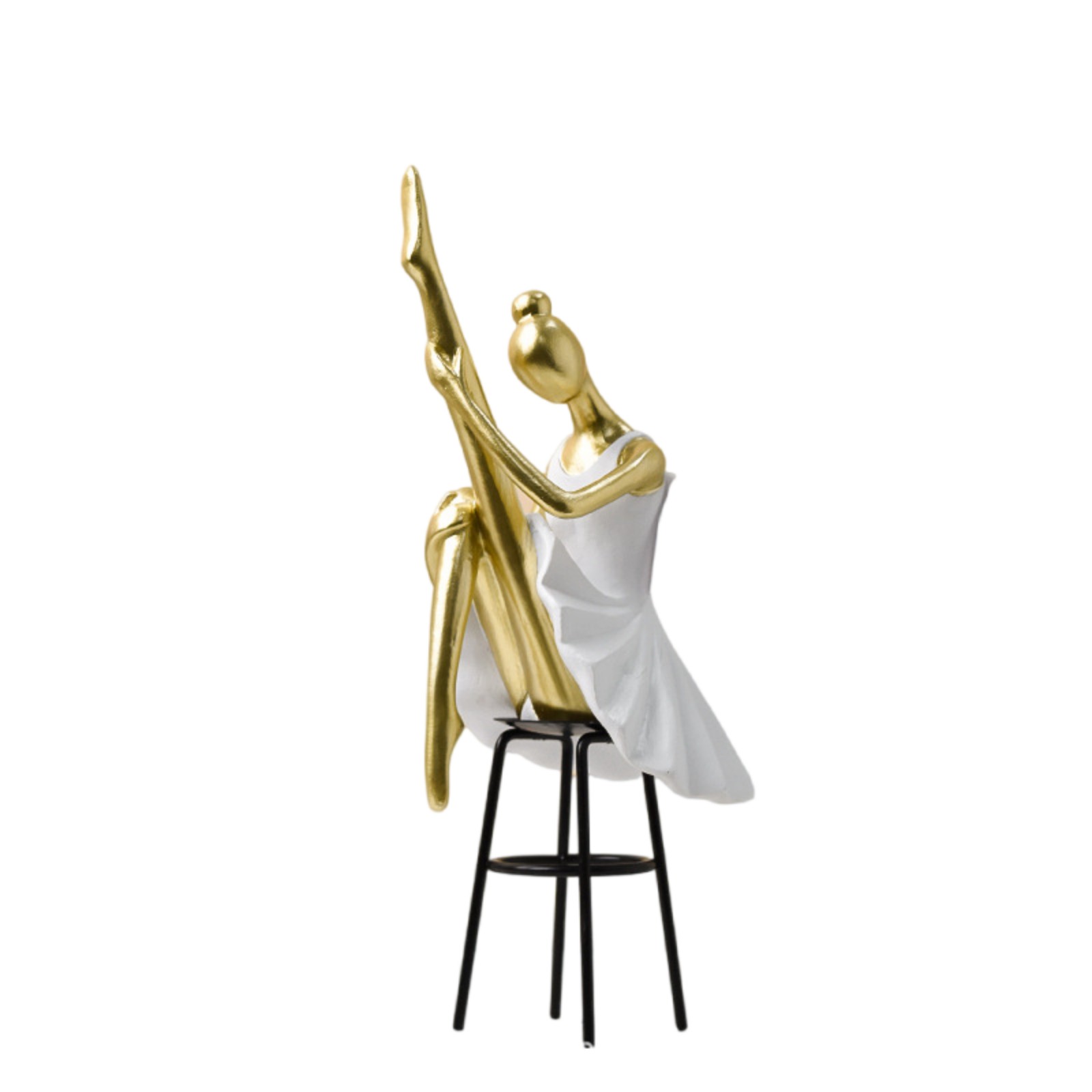 Resin Art Furniture - Estatua de niña de ballet Estatuilla