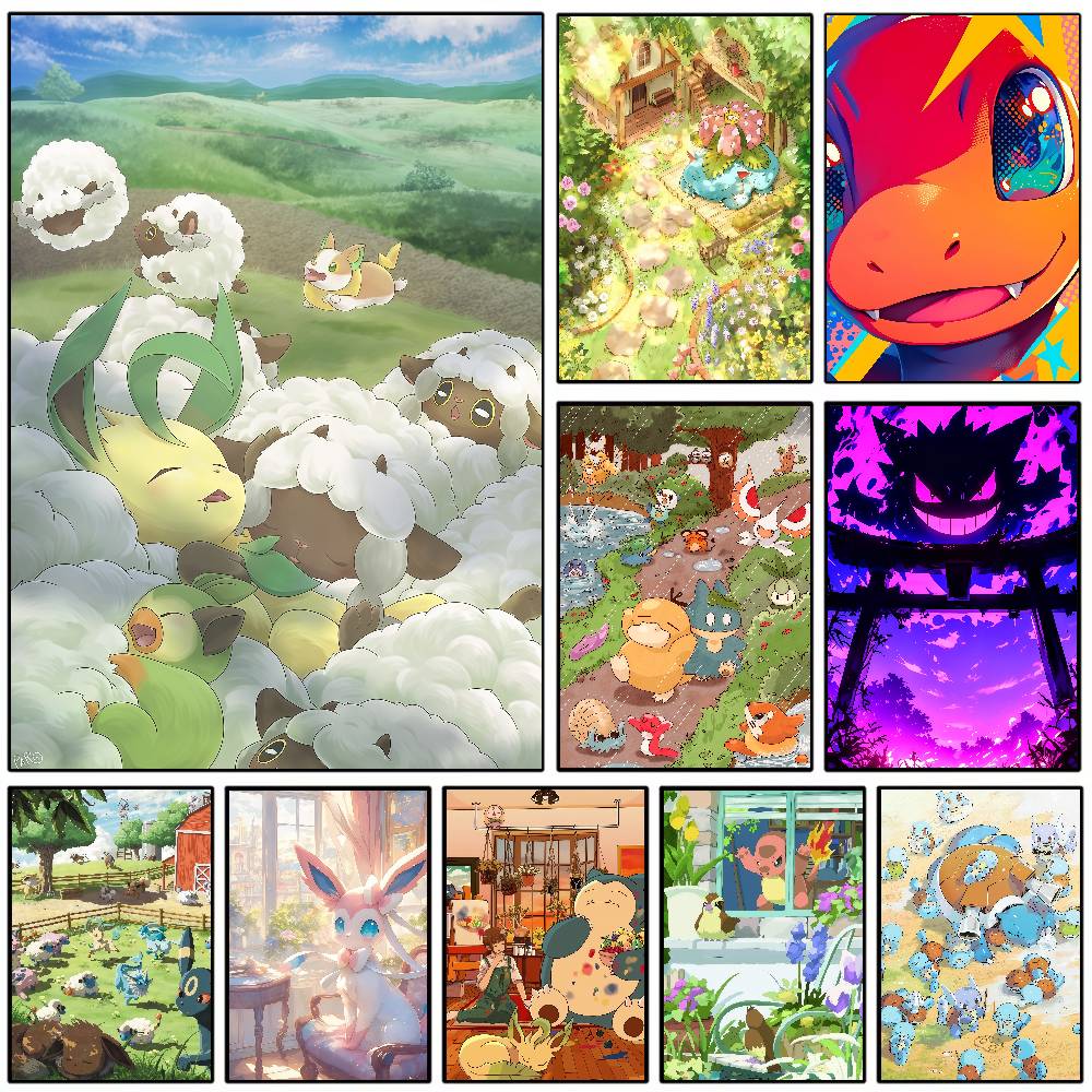 Resin Art Gift - Póster de Anime de la Región