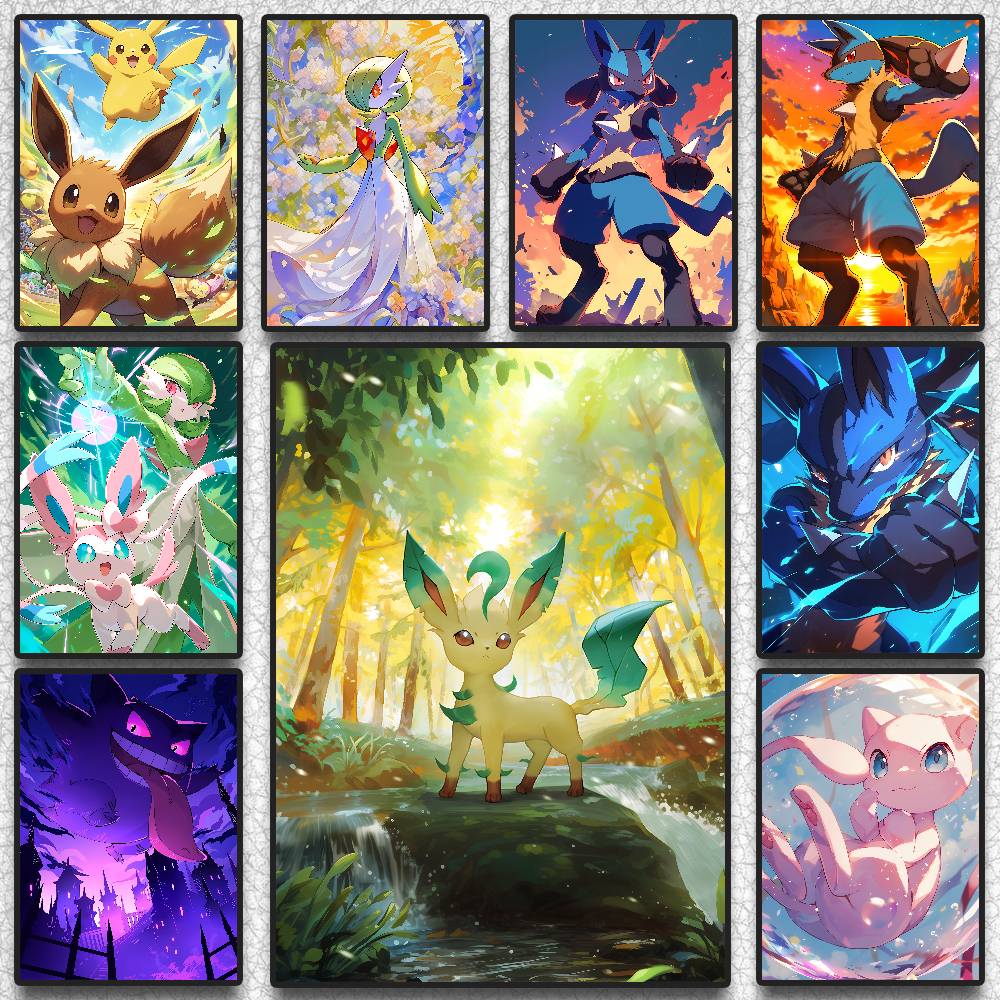 Resin Art Gift - Póster de Anime de Pokemon Charmander,