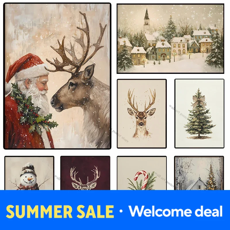Resin Art Quotes - Póster de Arte Mural Navideño 2026,
