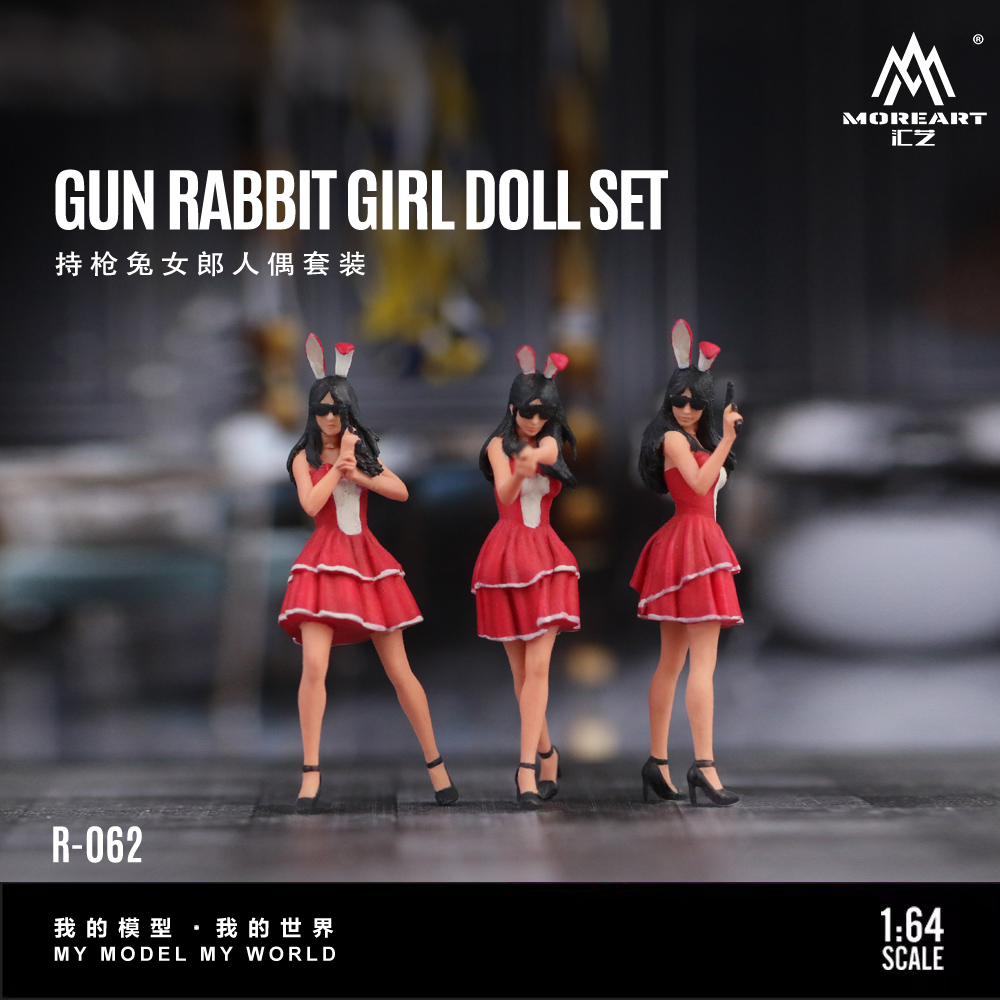 Resin Art Gift - Más arte 1:64 The Bunny Girl
