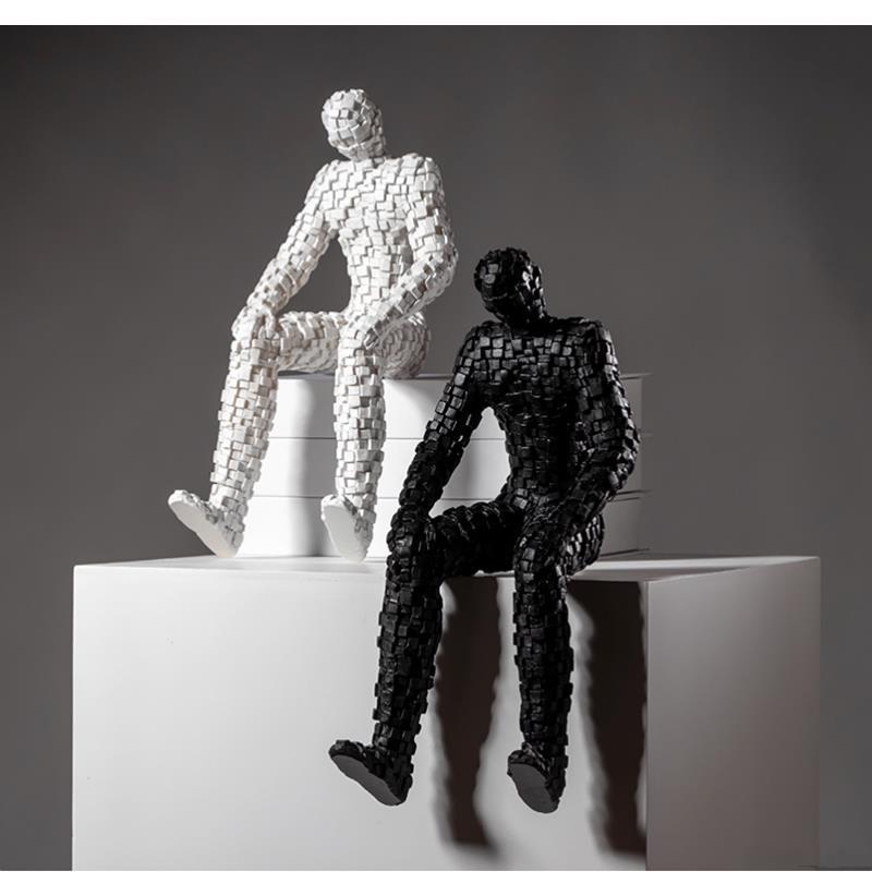 Resin Art Furniture - Figuras de Mosaico, Escultura, Arte Abstracto,