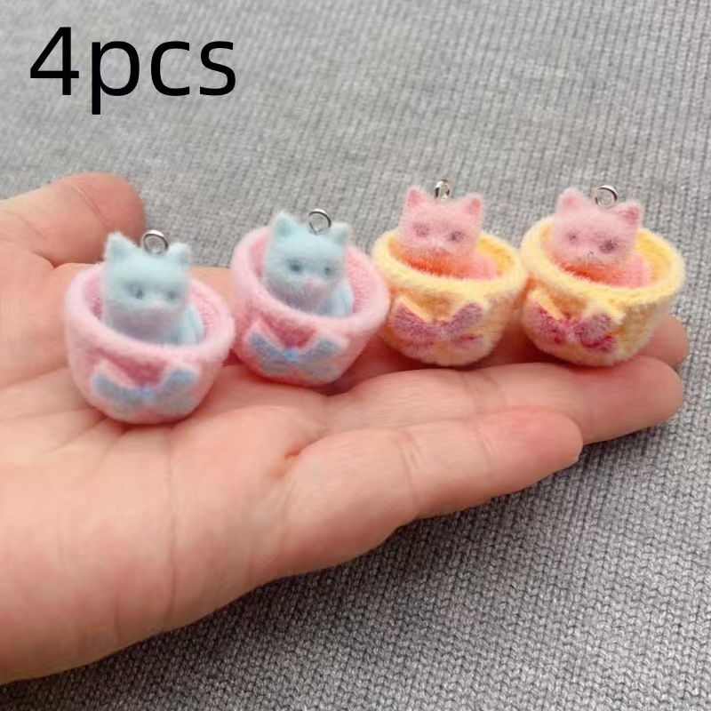 4 colgantes de gato de resina  - Resin Art Diy Kit reseña y precio