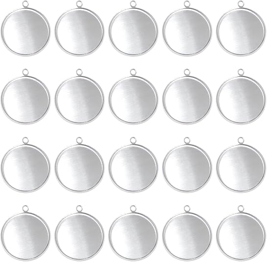 20 piezas de bandejas colgante - Bezels Pendant Resin reseña y precio