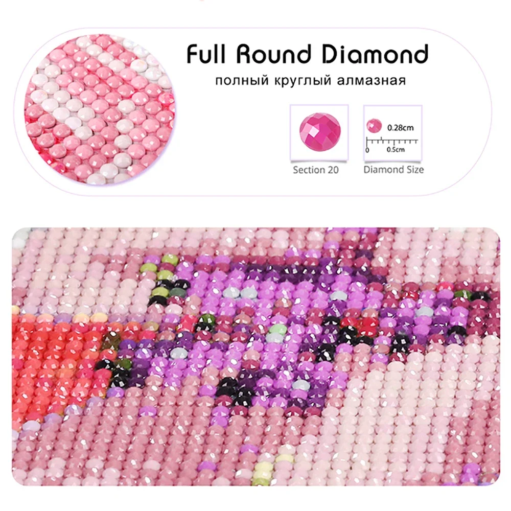 Juego de pintura de diamante 5 - Resin Art Wallpaper reseña y precio