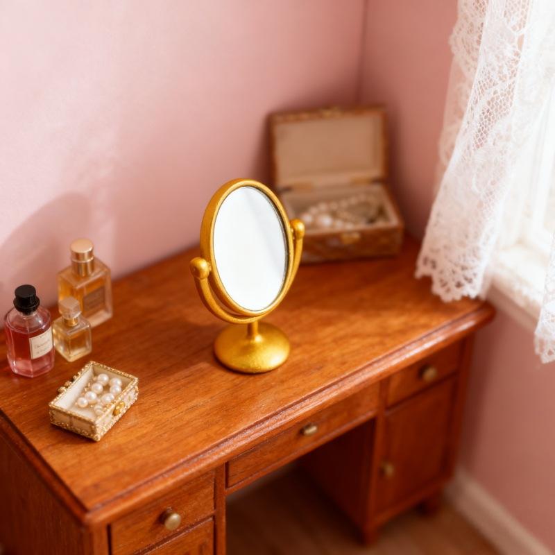 1 Pieza de Espejo Retro en Min - Resin Art Furniture reseña y precio