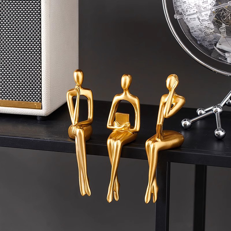 Estatua de pensador, figura ab - Resin Art Furniture reseña y precio
