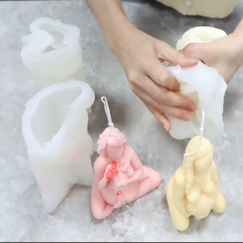 Molde de silicona 3D para vela - Resin Art Furniture reseña y precio