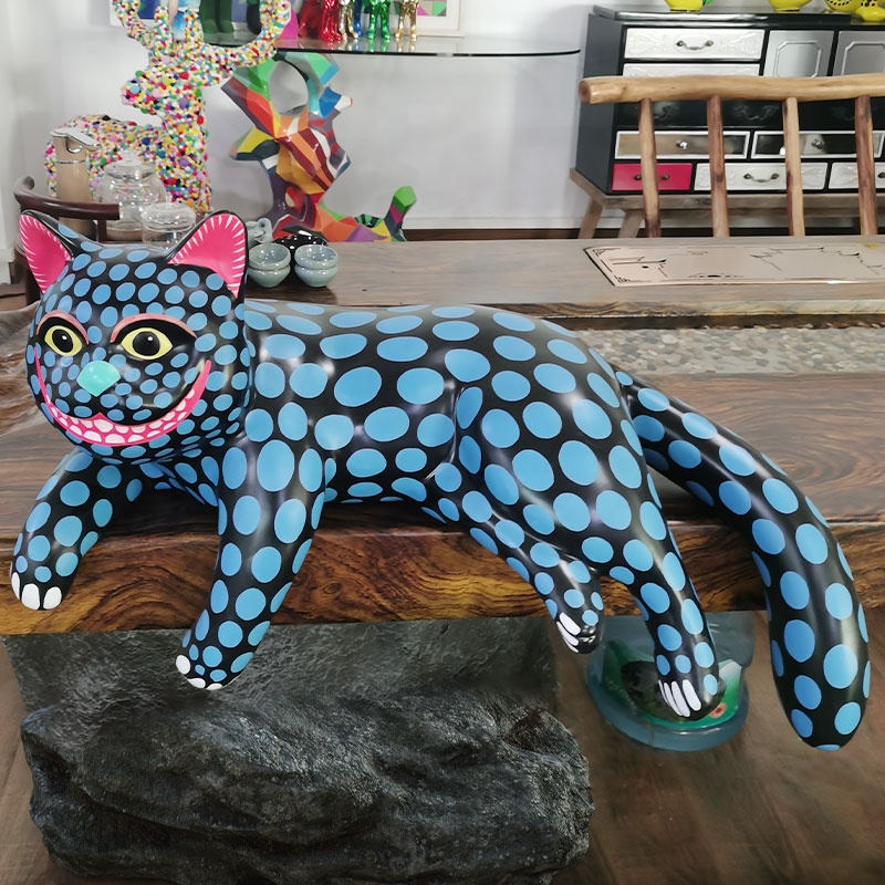 Hermosa Escultura de Gato de P - Resin Art Online reseña y precio