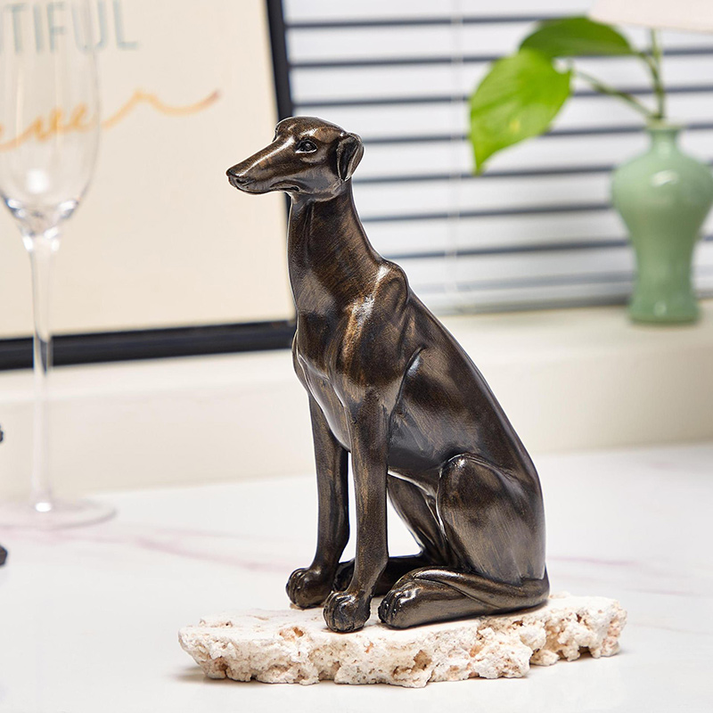 Estatua de perro galgo, estatu - Resin Art Furniture reseña y precio