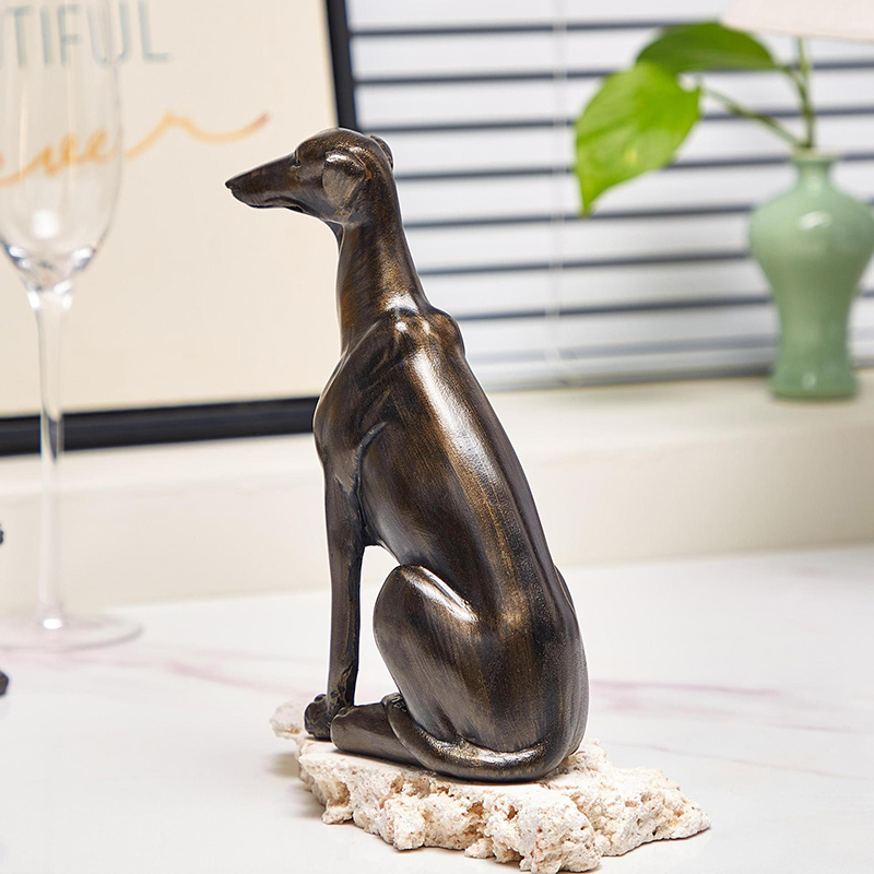 Estatua de perro galgo, estatu - Resin Art Furniture reseña y precio