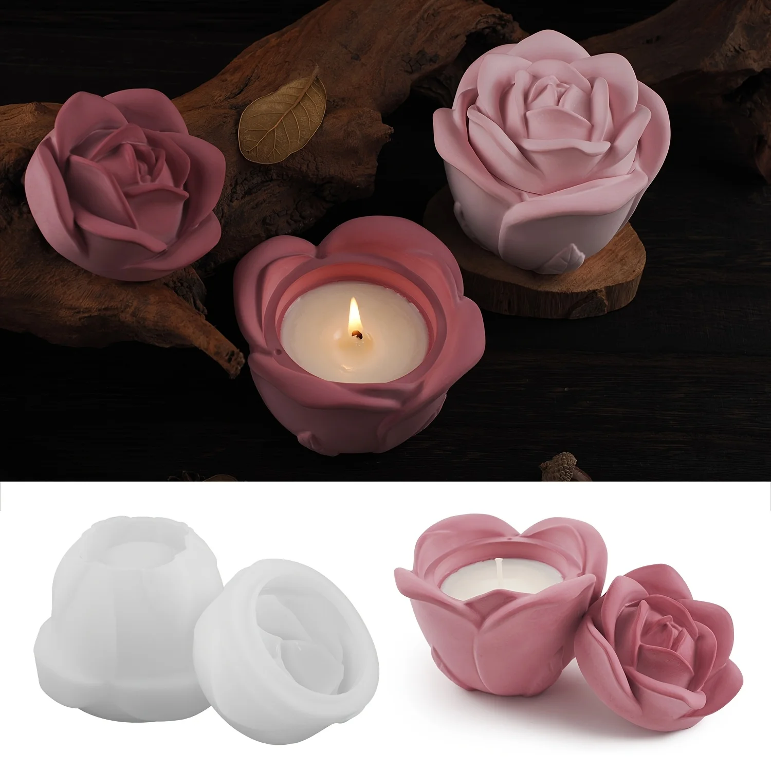 Juego de 2 piezas de moldes de - Resin Art Kit With Molds reseña y precio