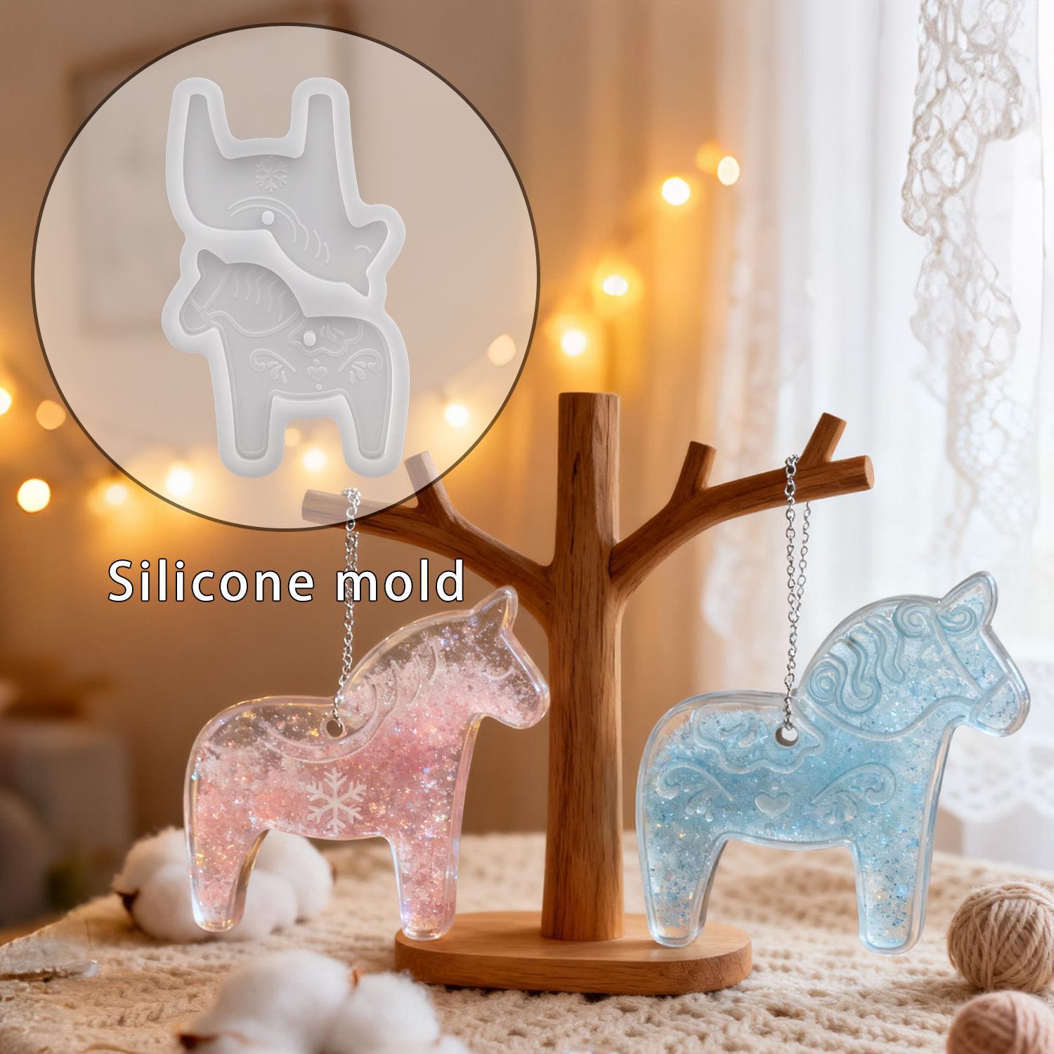 Moldes de silicona de caballo  - Resin Art Kit With Molds reseña y precio
