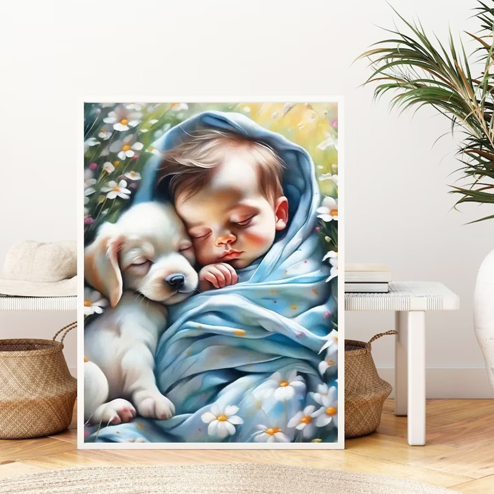 Huacan-pintura de diamante 5D  - Resin Art Wallpaper reseña y precio