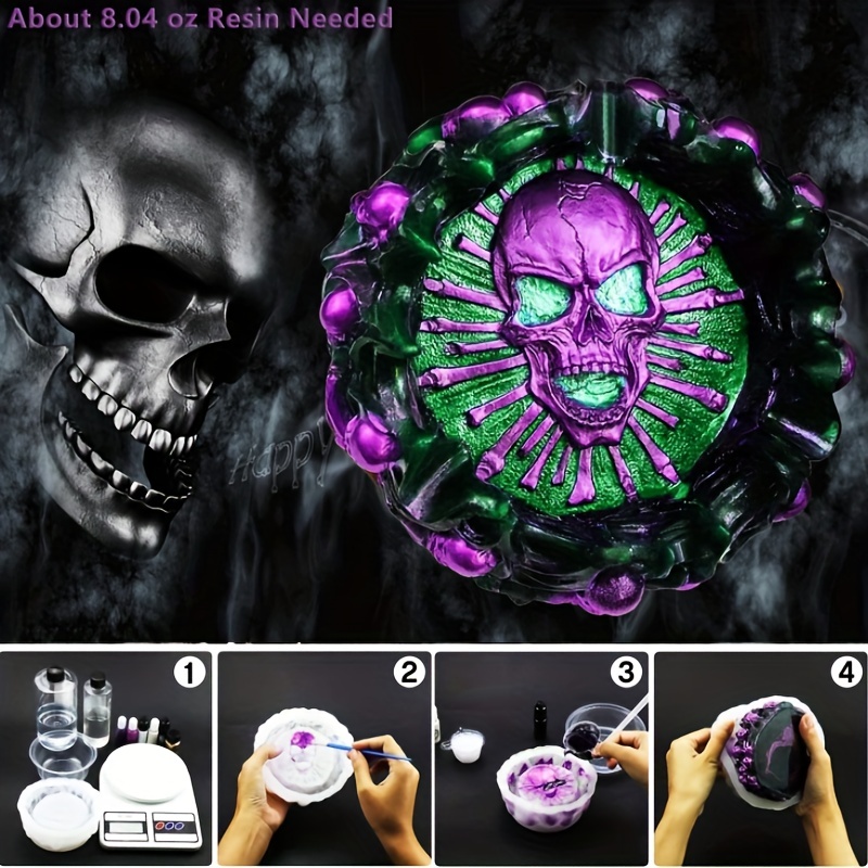 Molde para cenicero, molde de  - Resin Art Kit With Molds reseña y precio