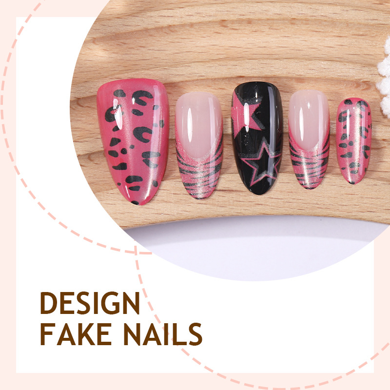 24 Uñas Postizas con Diseño de - Resin Art Online reseña y precio