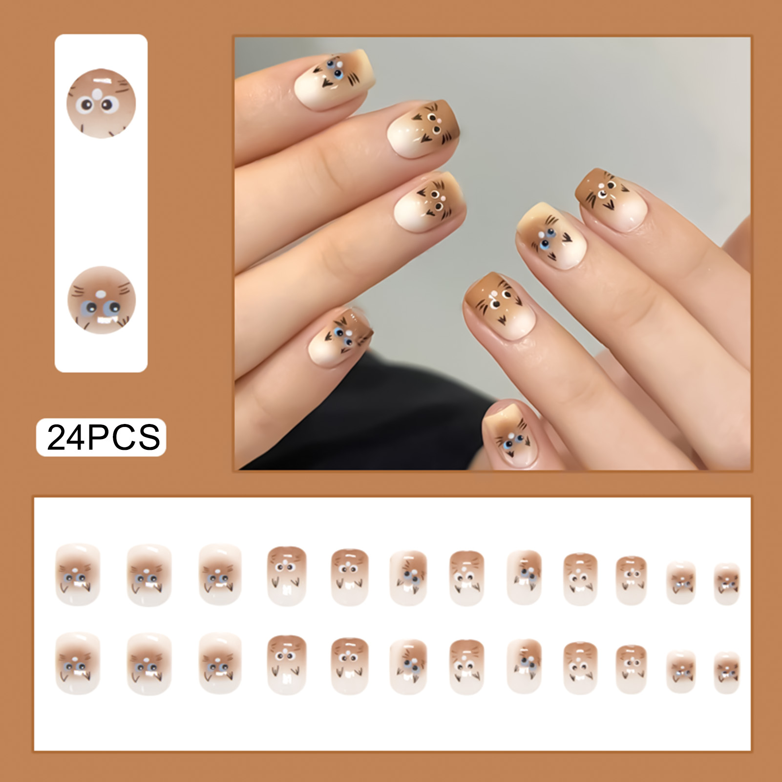 Uñas Postizas de Resina, Corta - Resin Art Online reseña y precio
