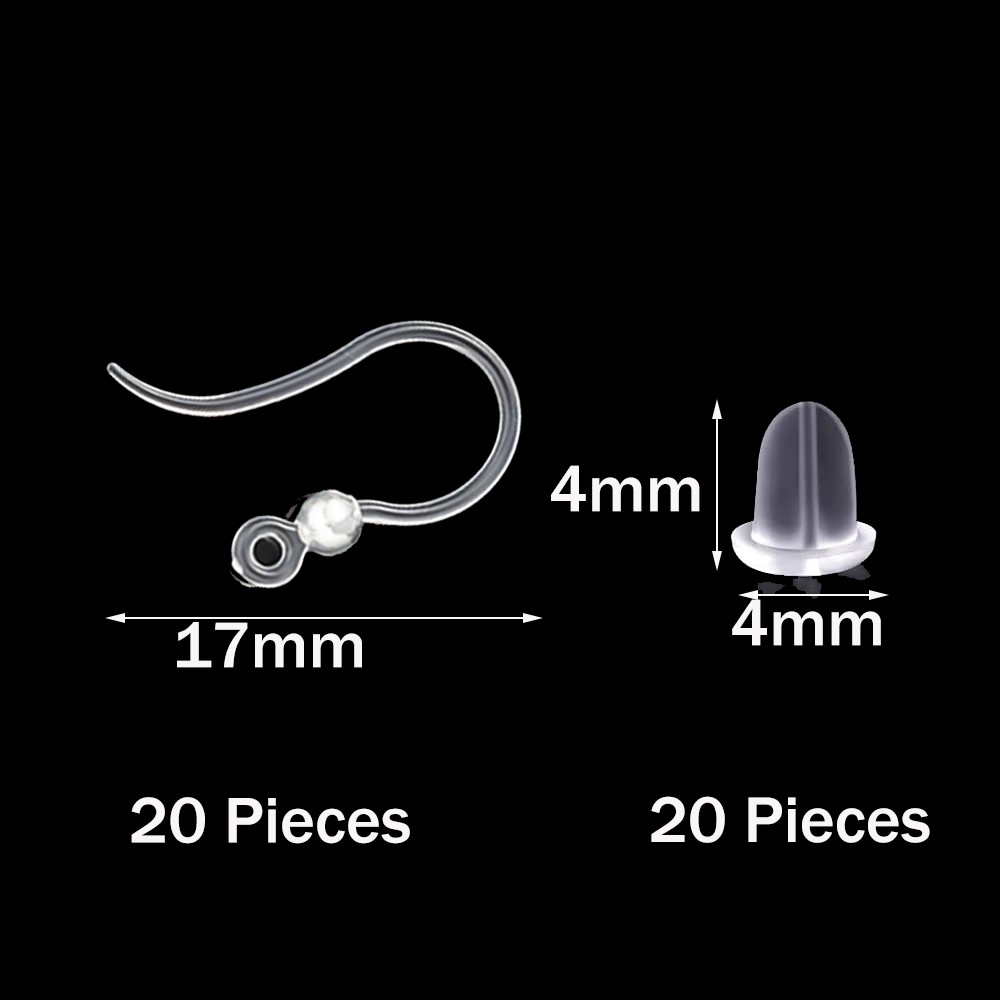 40 Uds. Ganchos para pendiente - Resin Art Diy Kit reseña y precio
