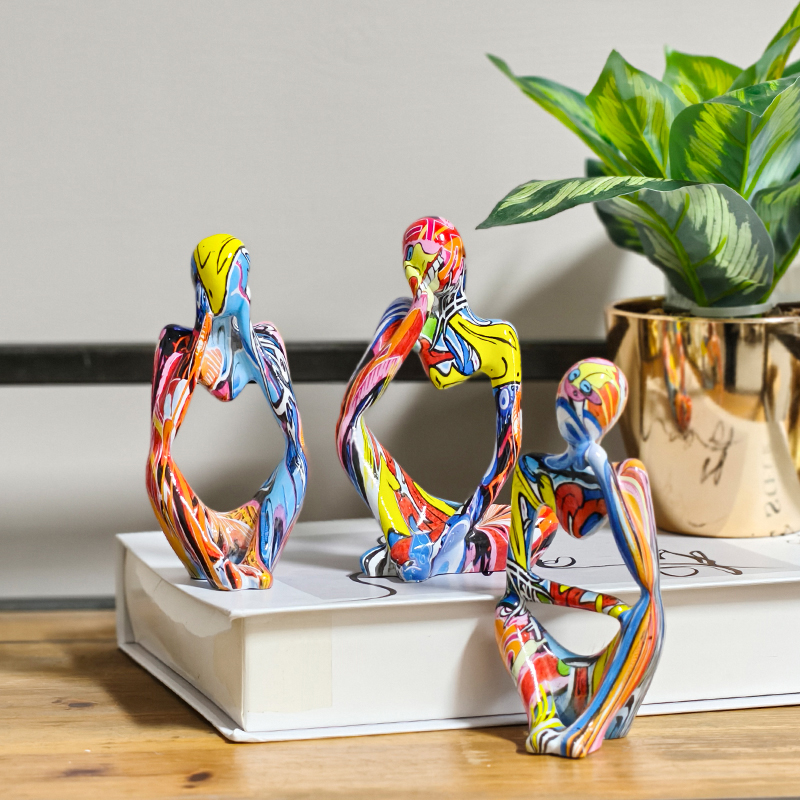 Escultura de figura abstracta  - Resin Art Furniture reseña y precio