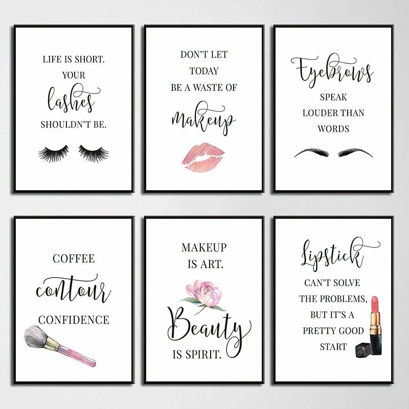Póster con Frases de Maquillaj - Resin Art Quotes reseña y precio