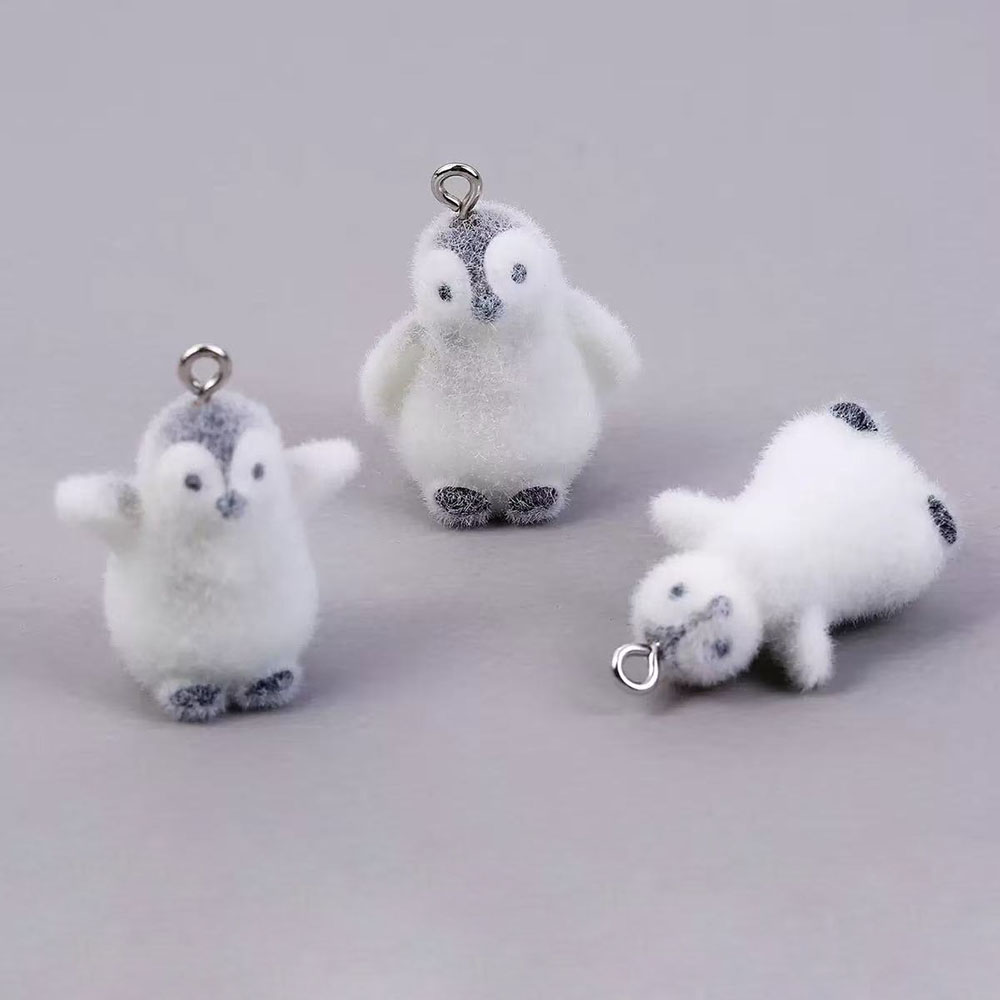 5 uds flocado pequeño pingüino - Resin Art Jewellery Kit reseña y precio