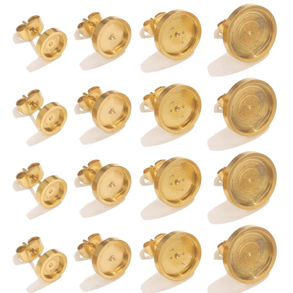 10 Uds. De pendientes dorados  - Resin Art Jewellery Kit reseña y precio