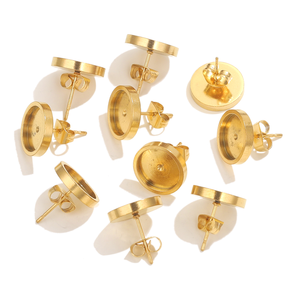 10 Uds. De pendientes dorados  - Resin Art Jewellery Kit reseña y precio