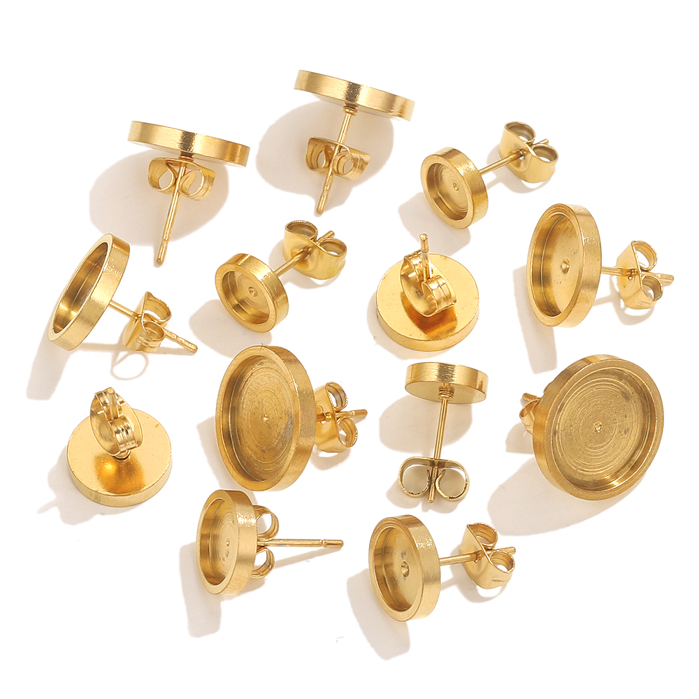 10 Uds. De pendientes dorados  - Resin Art Jewellery Kit reseña y precio