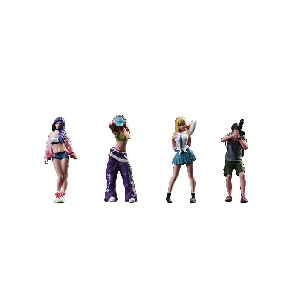 Más arte 1:64 conjunto de figu - Resin Art Gift reseña y precio